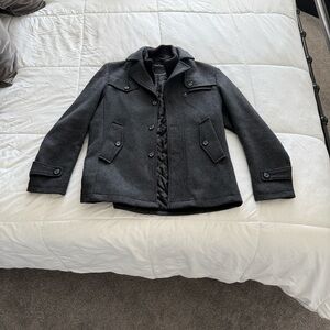 Men's Black Wool Jacket